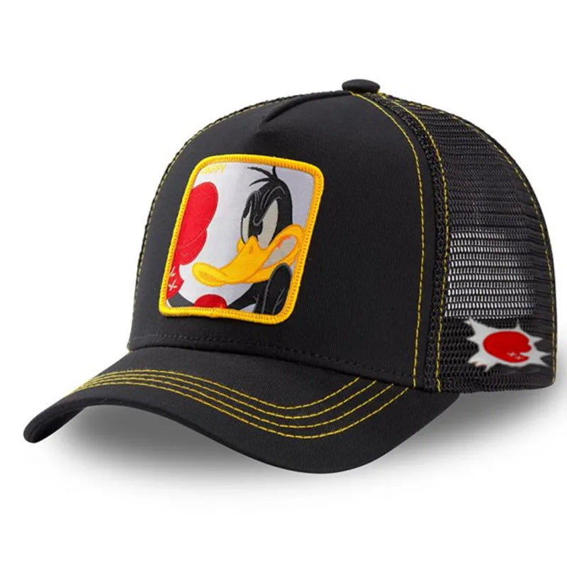 Hot Sale Unisex Anime Cartoon Cap High Quality Patch Draw Baseball Cap Men Trucker Hat