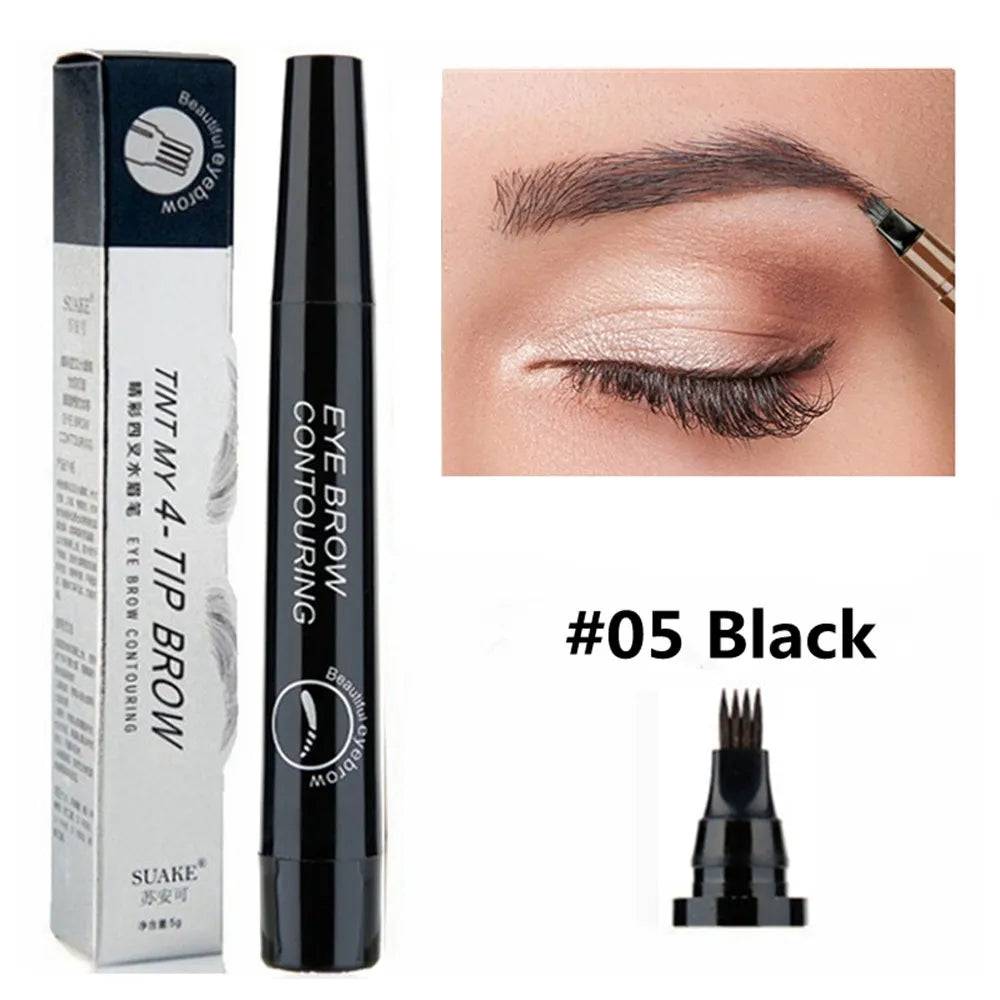 4 Point Eyebrow Pencil Maquillajes Para Mujer Waterproof Liquid Eyebrow Pen Makeup Long Lasting Cosmetic Microblade Brow Pencil SuperFye 1 SuperFye