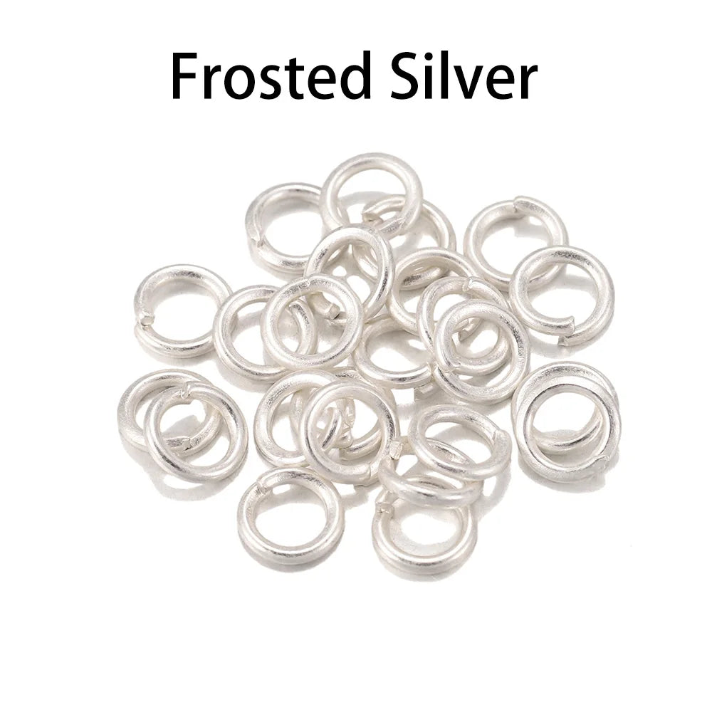 50-200pcs/lot 3-20 mm Jump Rings Split Rings Connectors For Diy Jewelry Finding Making Accessories Wholesale Supplies