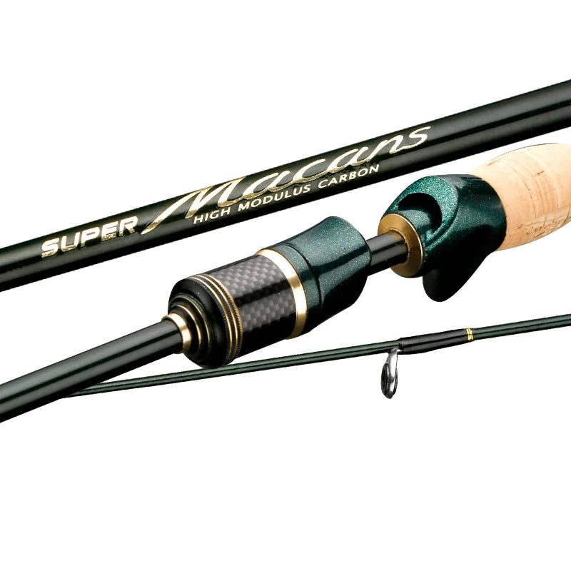 CEMREO Spinning Casting Carbon Fishing Rod 4-5 Sections 1.8m/2.1m/2.4m Portable Travel Rod Spinning Fishing Rods Fishing Tackle SuperFye Spinning / 2.1m SuperFye