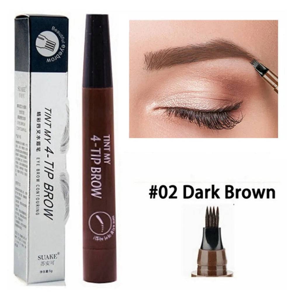 4 Point Eyebrow Pencil Maquillajes Para Mujer Waterproof Liquid Eyebrow Pen Makeup Long Lasting Cosmetic Microblade Brow Pencil SuperFye 1 SuperFye