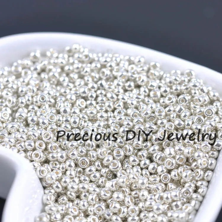 Gold and Silver Color 2mm 3mm 4mm Crystal Glass Spacer beads,Czech Seed Beads For Jewelry Handmade DIY BLUV03X SuperFye 11 / 4mm 167pcs SuperFye