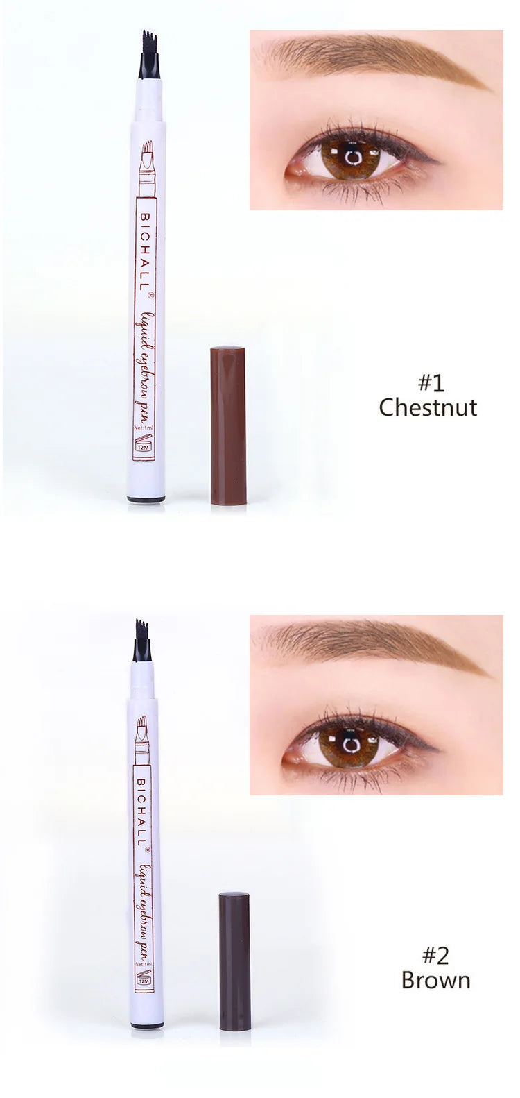 4D Microblading Eyebrow Pen 4 Forks Tip Eyebrow Tattoo Pencil Long Lasting Fine Sketch Liquid Eye Brow Make Up SuperFye 000201 SuperFye