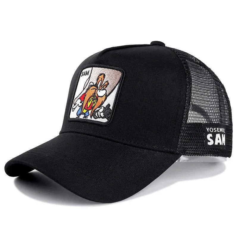 Hot Sale Unisex Anime Cartoon Cap High Quality Patch Draw Baseball Cap Men Trucker Hat