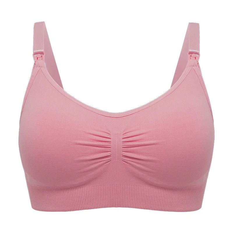 High Quality Plus Size Nursing Bra Breathable Women Breastfeeding Underwear Seamless Maternity Bra Push Up