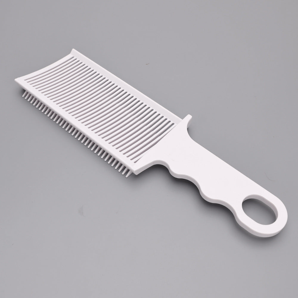 Fading Comb Professional Barber Clipper Blending Flat Top Hair Cutting Comb For Men Heat Resistant Fade Brush Salon Styling Tool SuperFye WHITE SuperFye