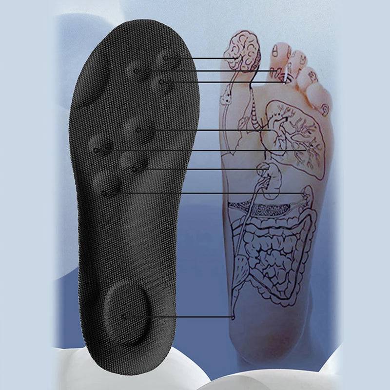 High Elasticity Latex Sport Insoles Soft Shoe Pads Arch Support Orthotic Insoles Breathable Deodorant Shock Absorption Cushion SuperFye Orange / EU43-44 SuperFye