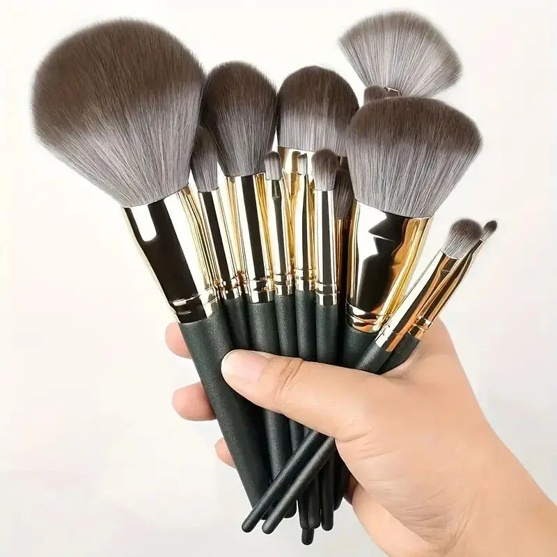 Makeup Brush Set Soft Fluffy Professiona Cosmetic Foundation Powder Eyeshadow Kabuki Blending Make Up Brush Beauty Tool Makeup SuperFye 14pcs lvyun SuperFye