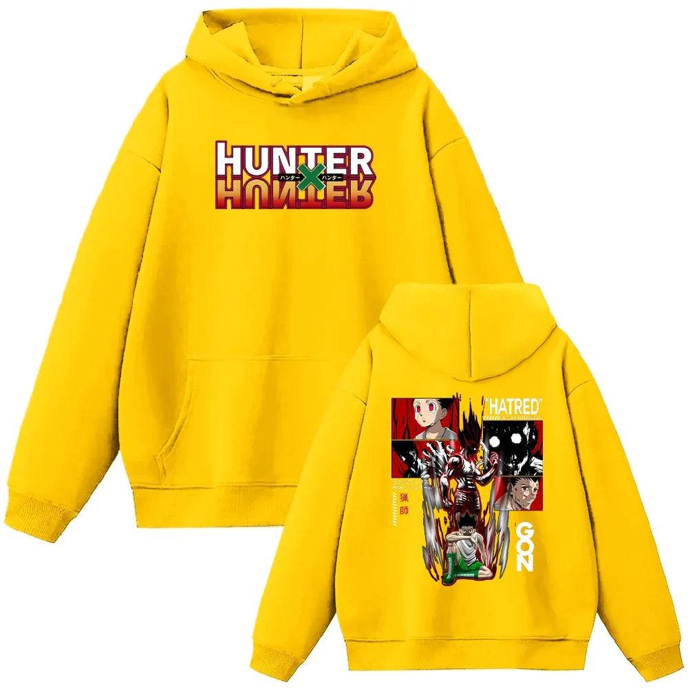 Hunter X Hunter GON·FREECSS Manga Printed Hoodies For Men Women Harajuku Pullover Autumn Winter Long Sleeve Sweatshirts Clothing