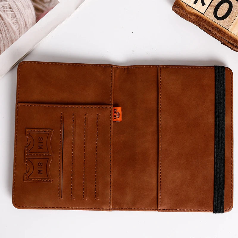 Men PU Leather Wallet Travel Passport Purse Card Male Travel Accessories Hand Carry Passport Business Cards Holder Wallet SuperFye WHITE SuperFye