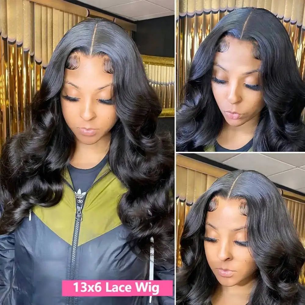 HD Transparent 13x4 13x6 Body Wave Lace Front Wig Pre Plucked 360 Lace Frontal Wig Human Hair Wigs For Women 5x5 Wig 200 Density SuperFye 360 HD / United States / 34inches|180 Density SuperFye