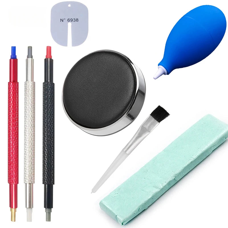 1/5/8pcs Watch Dust Air Blower Pump Rubber Cleaning Wristwatch Parts Cleaner Brush Tool Cleaning Suit Watch Repair Tool Care Kit SuperFye 8PCS SuperFye