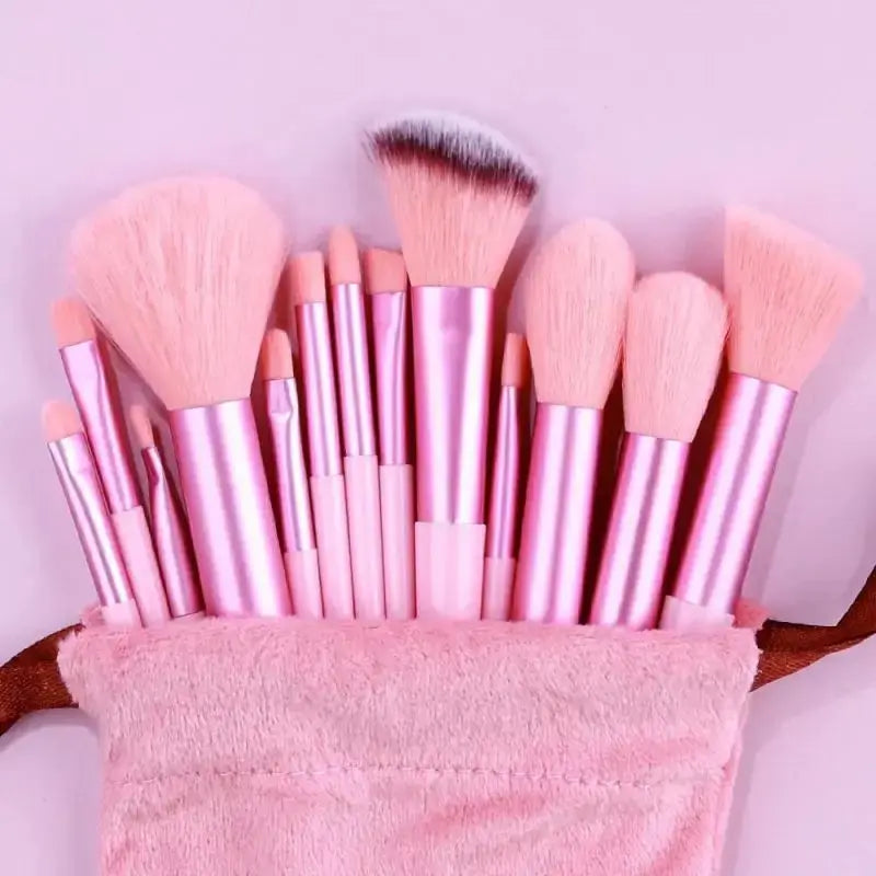 Makeup Brush Set Soft Fluffy Professiona Cosmetic Foundation Powder Eyeshadow Kabuki Blending Make Up Brush Beauty Tool Makeup SuperFye 15pcs brown SuperFye