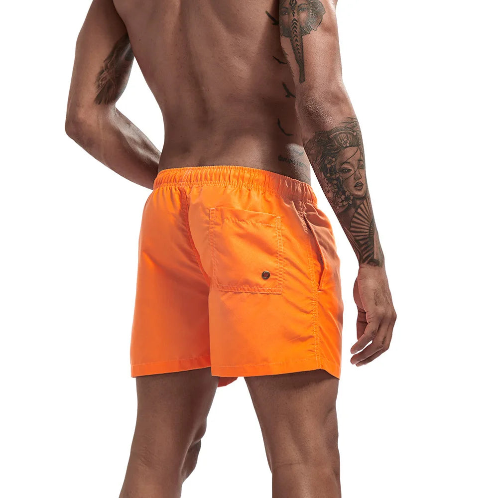 Swim Trunks Swim Shorts for Men Quick Dry Board Shorts Bathing Suit Breathable Drawstring With Pockets for Surfing Beach Summer SuperFye Khaki / L SuperFye