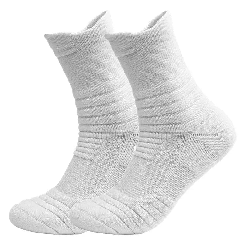 3 Pairs Men's Comfort Fit Cushion Performance Athletic Crew Socks For Outdoor Sports SuperFye 3 Pairs Thickened 4 / Single code SuperFye