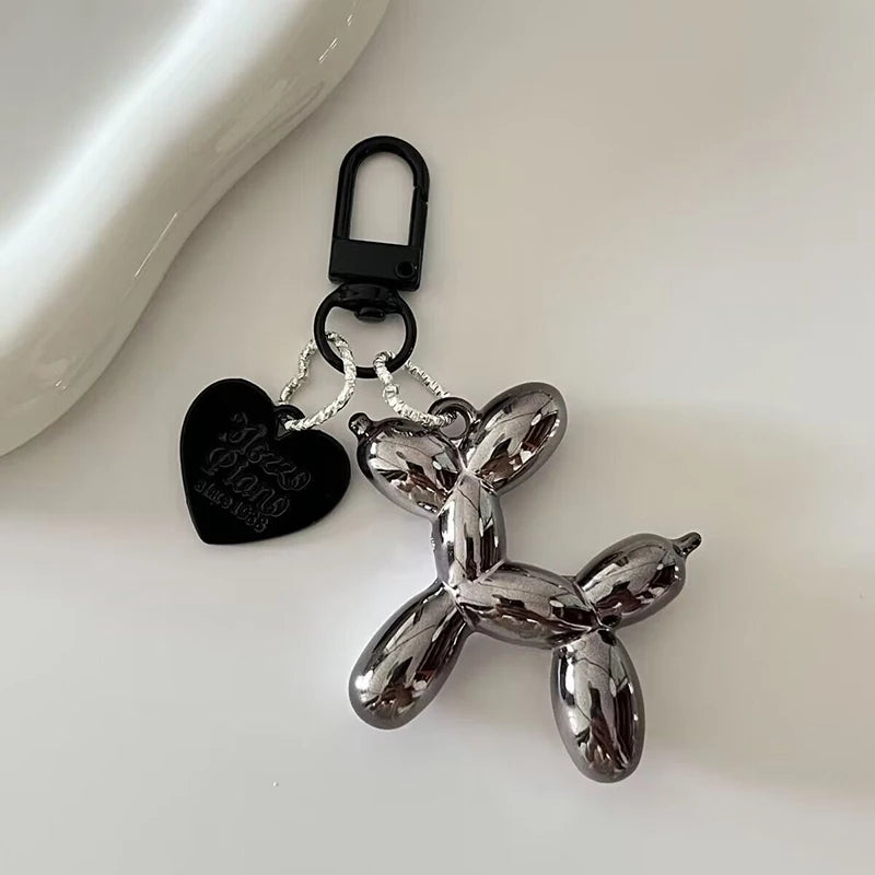 Fashion Keychain Punk Y2K Balloon Dog Keychains for Women Bag Pendant Jewelry Trinket Girl's Car Key Ring Key Chain Accessories SuperFye Style 05 SuperFye