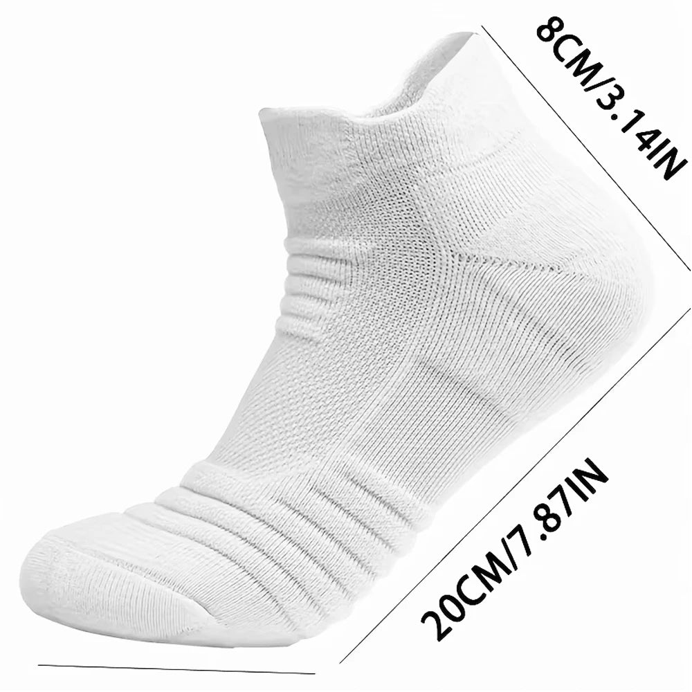 1/3 Pairs Anti-slip Football Socks Men Cotton Sock Short Long Tube Soccer Basketball Sport Socks Breathable Deodorous Sock 39-45 SuperFye 3pairs-short-mixed / EU39-45 SuperFye