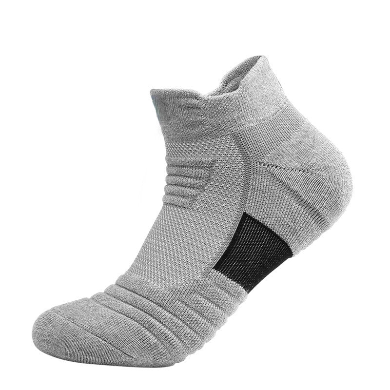 1/3 Pairs Anti-slip Football Socks Men Cotton Sock Short Long Tube Soccer Basketball Sport Socks Breathable Deodorous Sock 39-45 SuperFye 3pairs-short-mixed / EU39-45 SuperFye