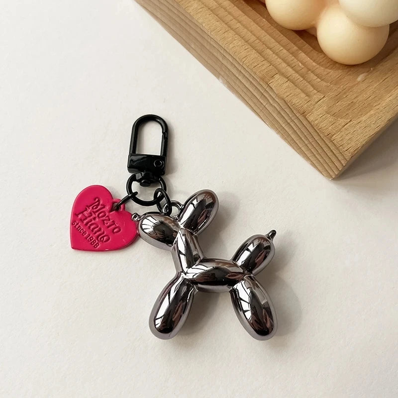 Fashion Keychain Punk Y2K Balloon Dog Keychains for Women Bag Pendant Jewelry Trinket Girl's Car Key Ring Key Chain Accessories SuperFye Style 02 SuperFye