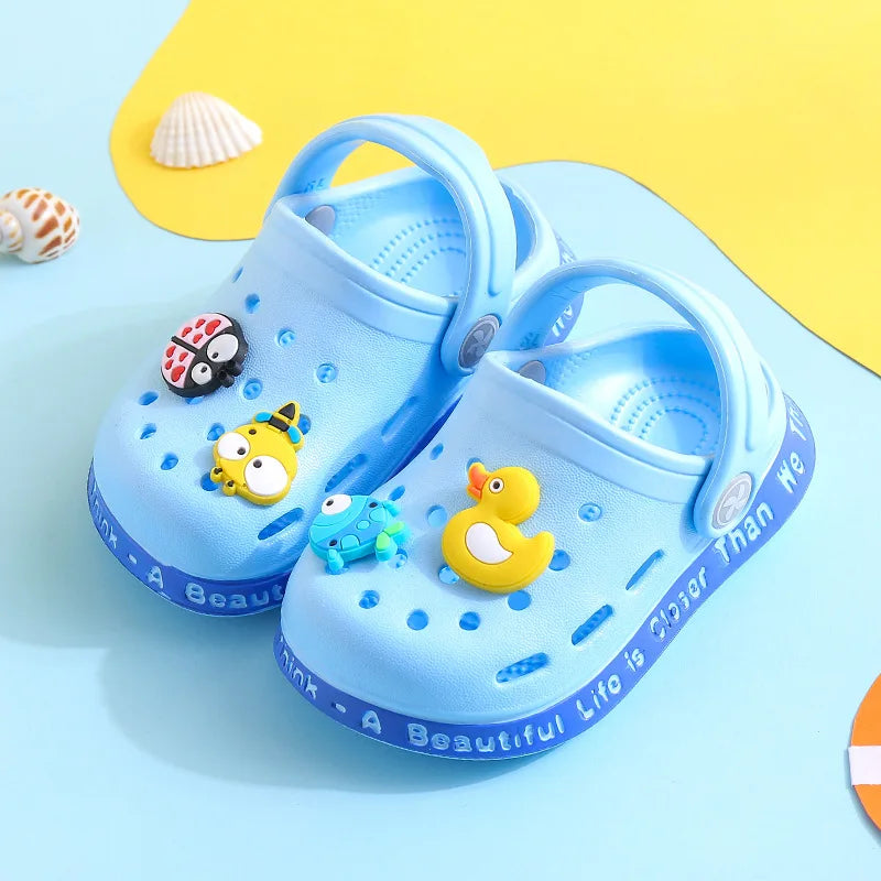 Summer Baby Shoes Sandals for Girls Boy Mules Baby Girl Shoes Cartoon Sandal Infantil for Boy Children's Garden Shoes SuperFye blue / 28 SuperFye