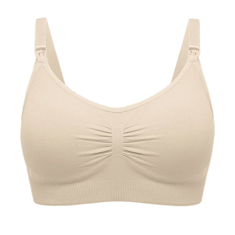 High Quality Plus Size Nursing Bra Breathable Women Breastfeeding Underwear Seamless Maternity Bra Push Up