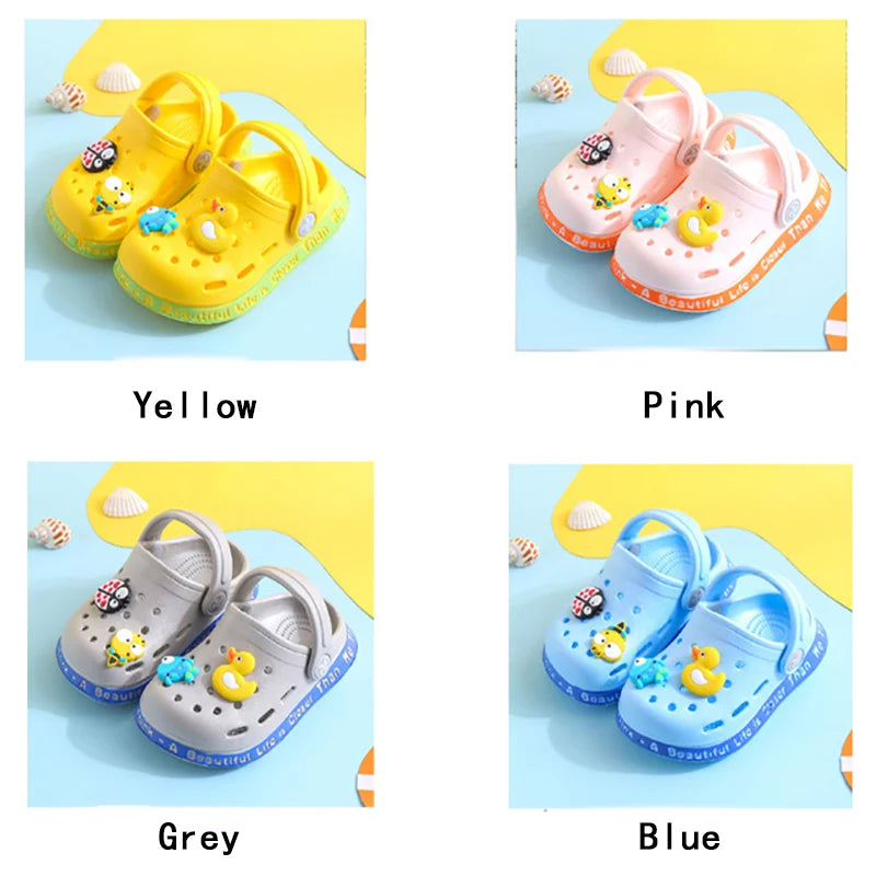 Summer Baby Shoes Sandals for Girls Boy Mules Baby Girl Shoes Cartoon Sandal Infantil for Boy Children's Garden Shoes SuperFye White balloon / 18 SuperFye