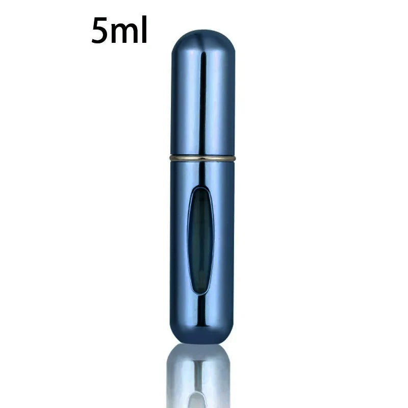 Refillable Mini Perfume Bottle Portable Cosmetic Bottle Spray Bottle Atomizer Spray Container Travel Refillable Bottles 8ml /5ml SuperFye 5ml Bright Blue SuperFye