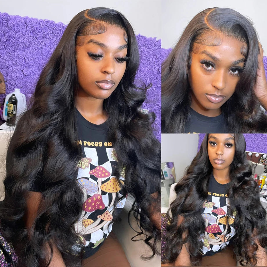 30inch Body Wave 13x4 Lace Front Human Hair Wig 13x6 Lace Frontal Wigs For Women Brazilian 5x5 Transparent Lace Closure Wig Sale SuperFye 13x4 Lace Wig / CHINA / 26inches|180% SuperFye