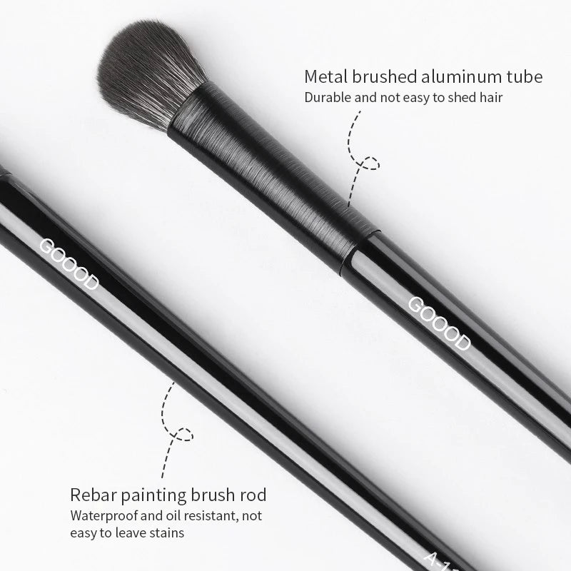 Natural Eye Makeup Brushes Set Eyeshadow Brush Eyebrow Contour Eyeliner Brush Women Eyes Cosmetic Blending Detail Make Up Tools SuperFye 6PCS / CHINA SuperFye