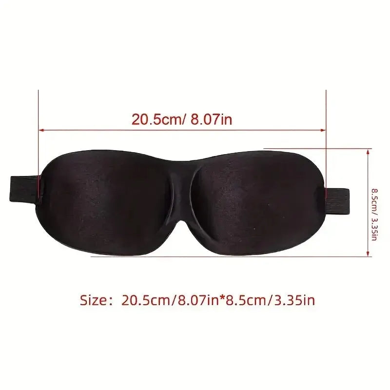 3D Stereoscopic Sleep Eye Mask, Sleep Magic Memory Sponge Black Shading Breathable Eye Protection SuperFye black SuperFye