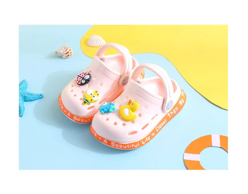 Summer Baby Shoes Sandals for Girls Boy Mules Baby Girl Shoes Cartoon Sandal Infantil for Boy Children's Garden Shoes SuperFye White balloon / 18 SuperFye