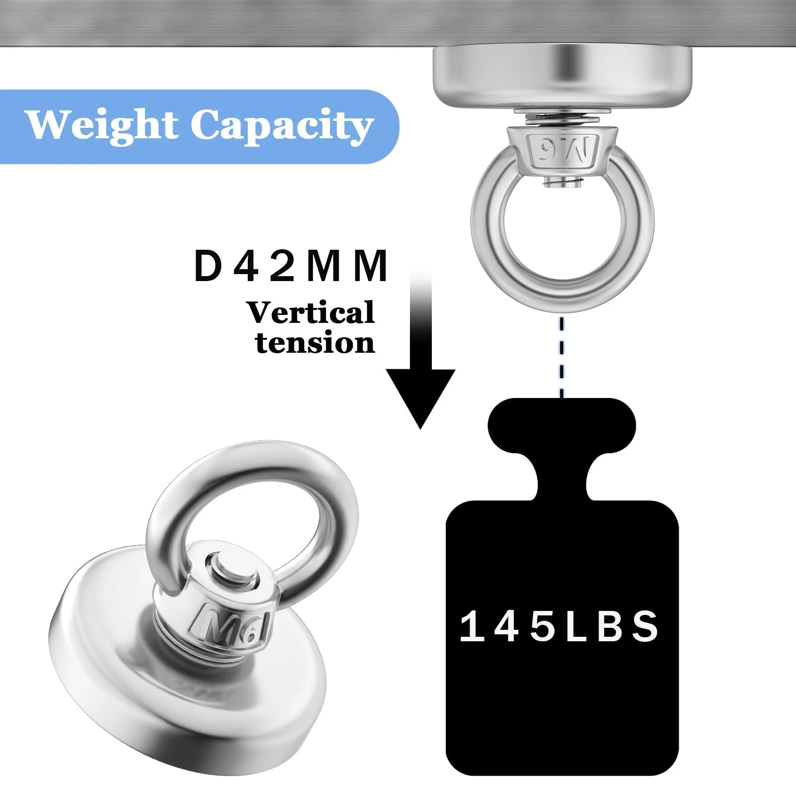 Super Imans Strong Super Powerful Neodymim Imans N52 Iman Ima Neomidim Fishing Imans Neomidim Imans Search Hook SuperFye D20 Pull Max 9kg SuperFye