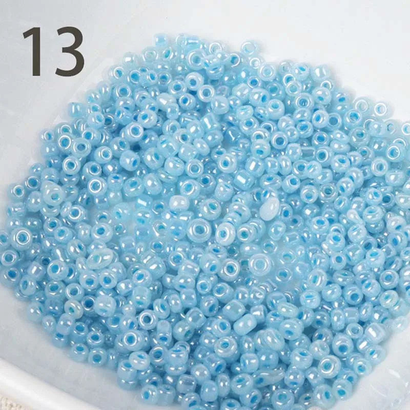 Gold and Silver Color 2mm 3mm 4mm Crystal Glass Spacer beads,Czech Seed Beads For Jewelry Handmade DIY BLUV03X SuperFye 13 1 / 3mm 500pcs SuperFye