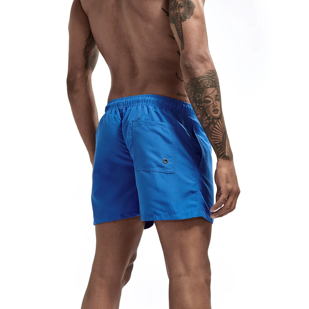 Swim Trunks Swim Shorts for Men Quick Dry Board Shorts Bathing Suit Breathable Drawstring With Pockets for Surfing Beach Summer SuperFye Khaki / L SuperFye