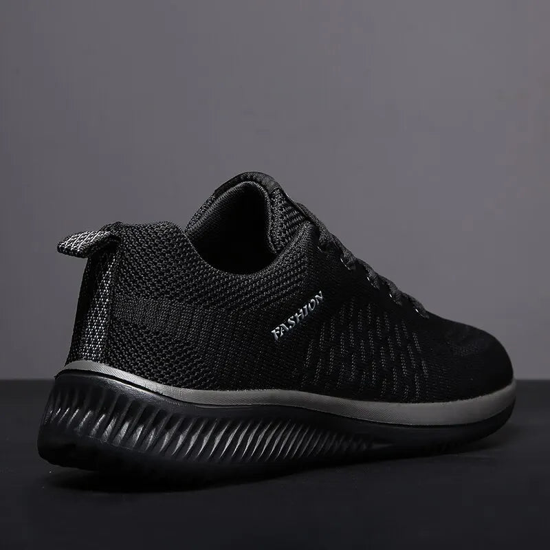 Men Running Sneakers Women Lightweight Sport Shoes Classical Mesh Breathable Casual Shoes Male Fashion Moccasins Sneaker SuperFye 40 / Black Grey SuperFye