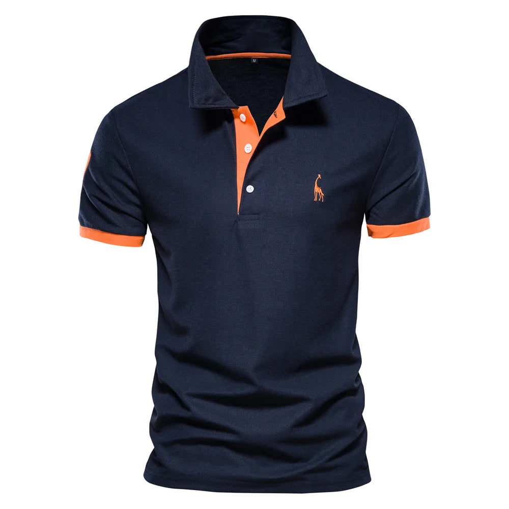 AIOPESON Embroidery 35% Cotton Polo Shirts for Men Casual Solid Color Slim Fit Mens Polos New Summer Fashion Brand Men Clothing SuperFye T02-grey / EUR XL 90-100kg SuperFye