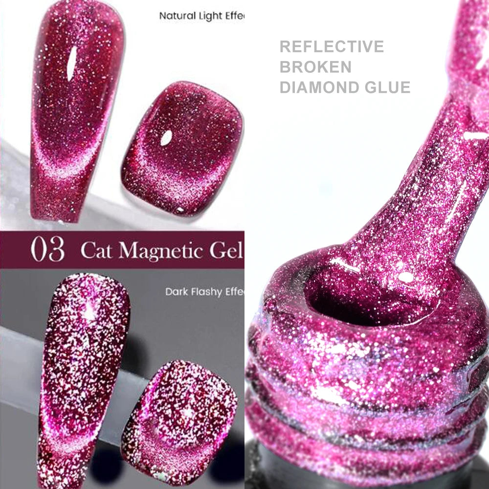 Strong Cat Magnetic Stick UV Gel Polish Varnish Nails Art Decoration French Multi-Function Magnet Pen Painting Gel Manicure Tool