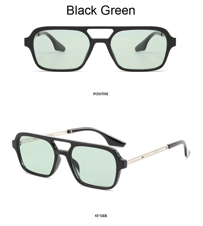 Small Frame Square Sunglasses Woman Brand Designer Fashion Luxury Sun Glasses Female Vintage Hollow Leopard Blue Oculos De Sol SuperFye Black Green / other SuperFye