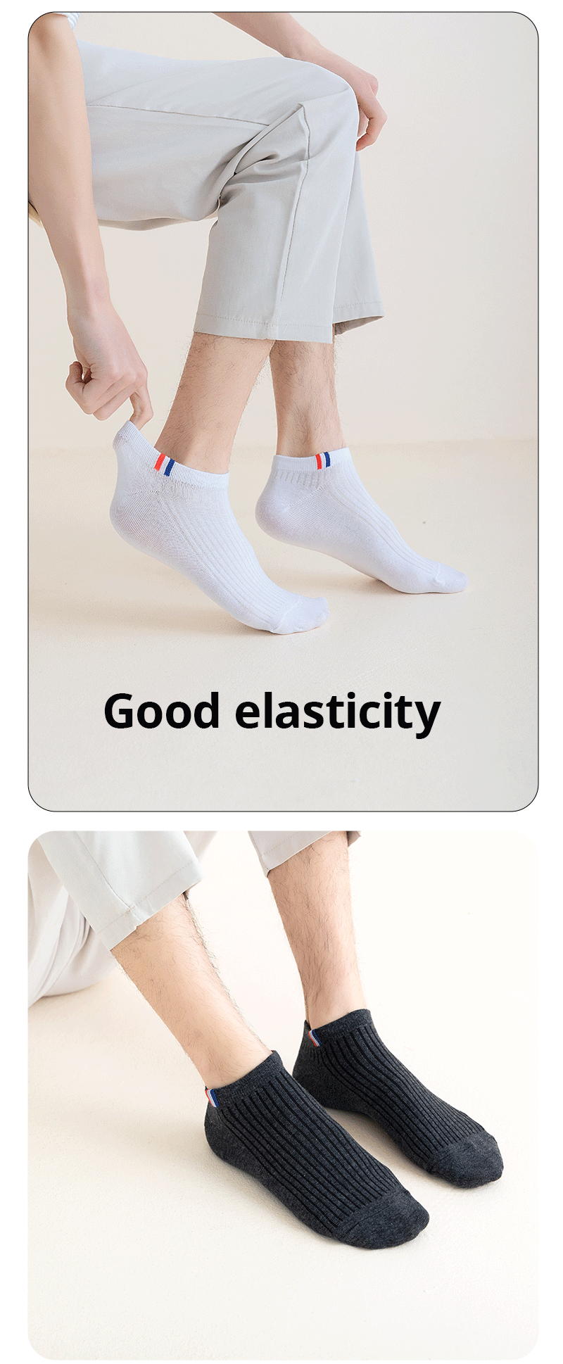 5/10/20 Pairs Of Thin Summer Blending Boat Socks Plain Color Mens Casual Socks Breathable Sweat Absorbing Calibration Socks SuperFye 5 Pairs Mixed Colors / ONE SIZE 38-43 SuperFye