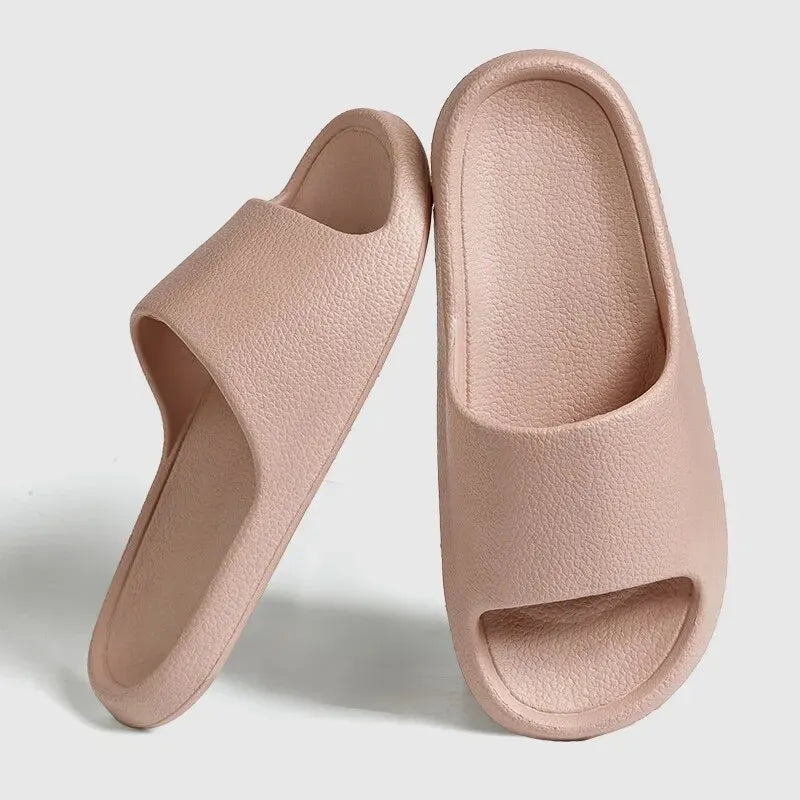 Fashion Women Slippers Summer Flat Lightweight EVA Home Bathroom Slippers Comfort Massage Couples Indoor Slides Shower Shoes SuperFye Pink / 42-43 SuperFye