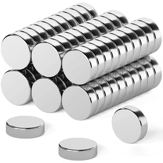 Super Strong Neodymium Disc Magnets Powerful Rare Earth Magnets for Fridge, DIY, Building, Scientific, Craft, and Office Magnets SuperFye 10x2-50pcs SuperFye