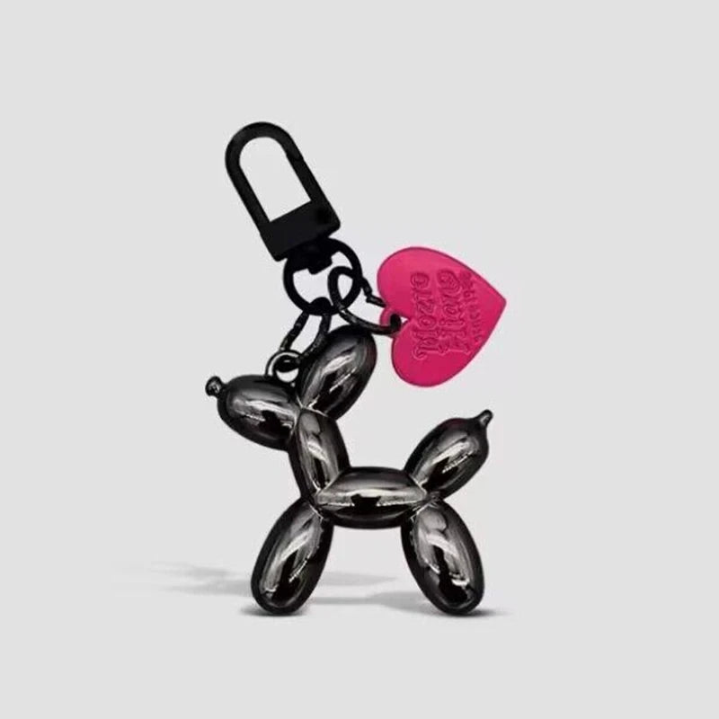 Fashion Keychain Punk Y2K Balloon Dog Keychains for Women Bag Pendant Jewelry Trinket Girl's Car Key Ring Key Chain Accessories SuperFye Style 01 SuperFye