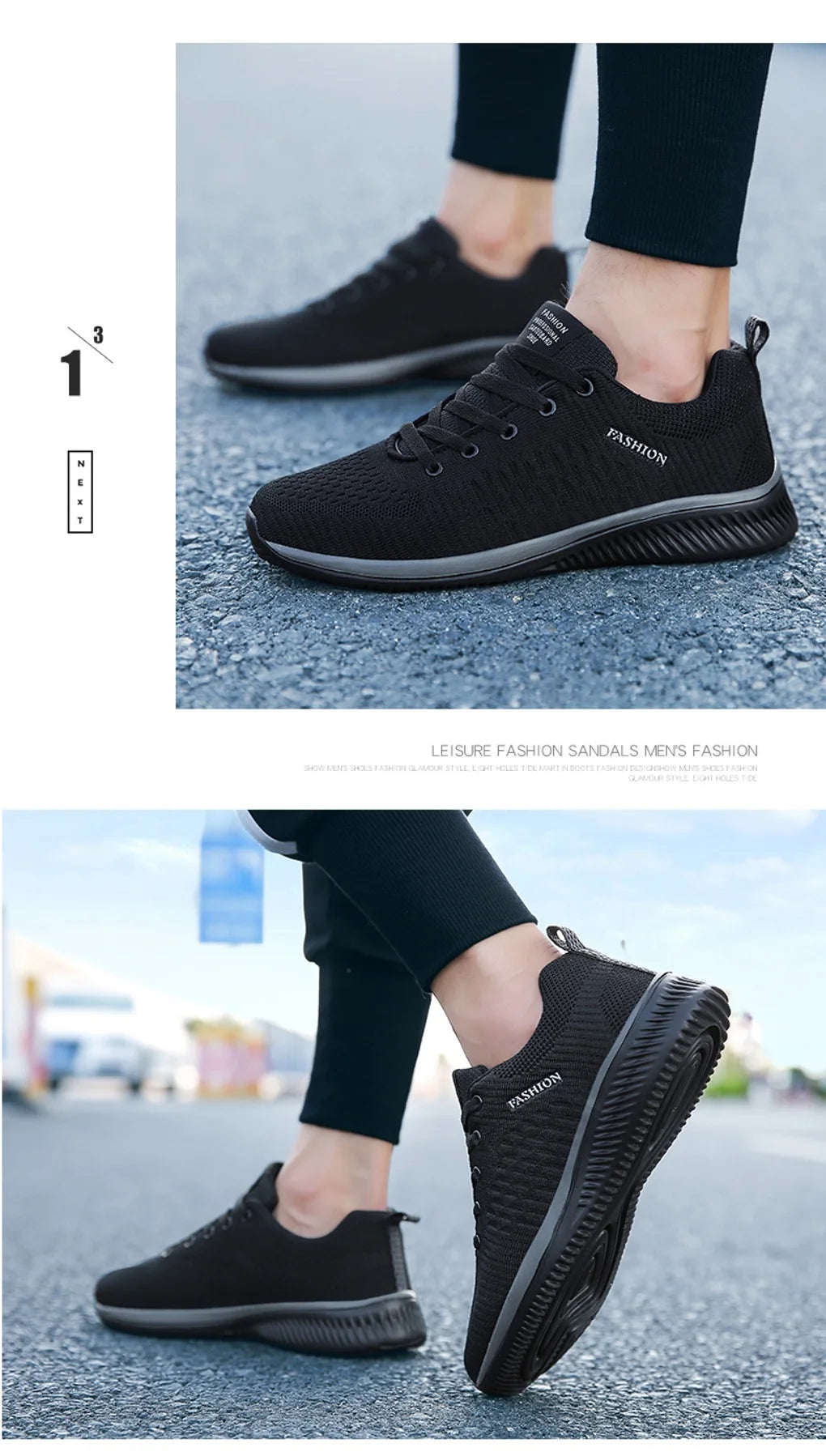 Men Running Sneakers Women Lightweight Sport Shoes Classical Mesh Breathable Casual Shoes Male Fashion Moccasins Sneaker SuperFye 40 / Black Grey SuperFye