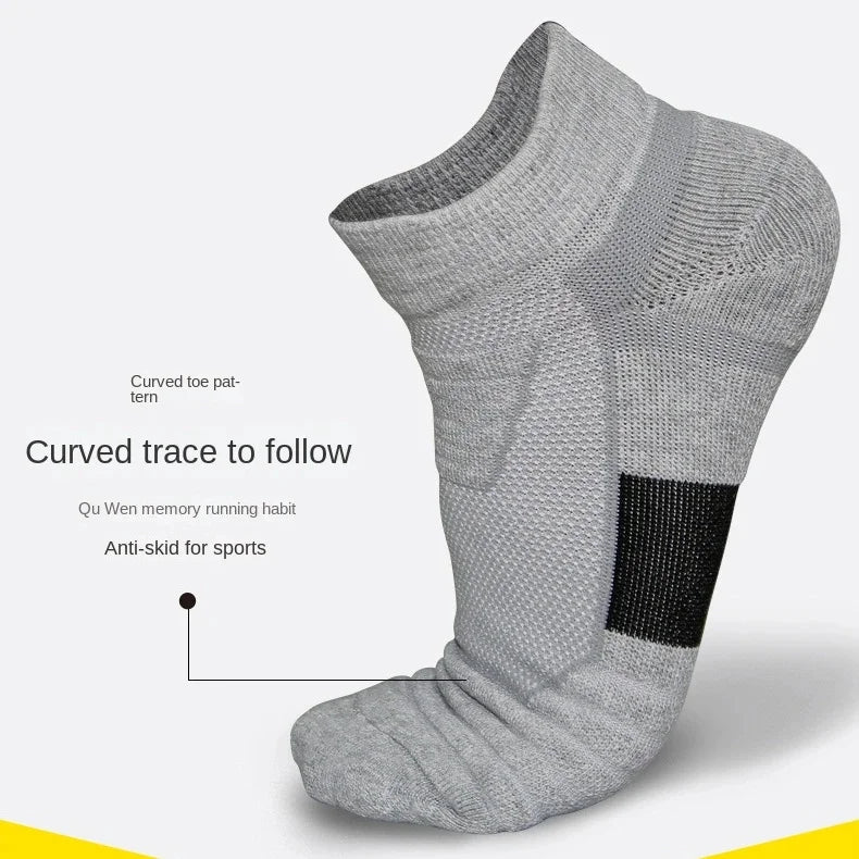 3 Pairs Men's Comfort Fit Cushion Performance Athletic Crew Socks For Outdoor Sports SuperFye 3 Pairs Thickened 1 / Single code SuperFye