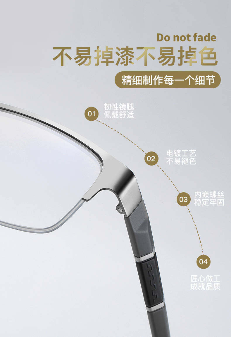 Men Reading Glasses Retro Business Hyperopia Glasses Anti Blue Light Reading Glasses 0 +1.0 To +4.0 Glasses SuperFye Blue / +200 SuperFye