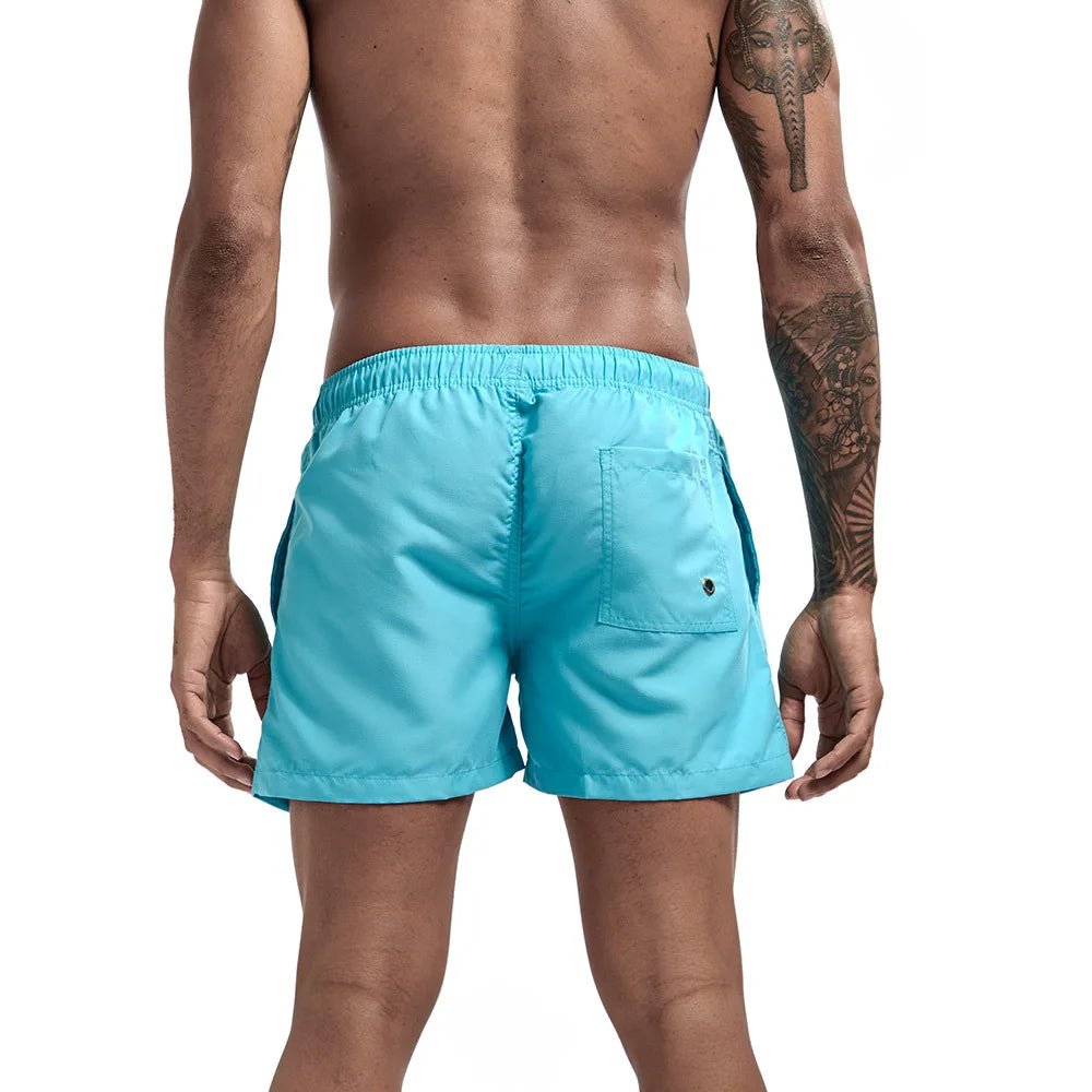 Swim Trunks Swim Shorts for Men Quick Dry Board Shorts Bathing Suit Breathable Drawstring With Pockets for Surfing Beach Summer SuperFye Khaki / L SuperFye