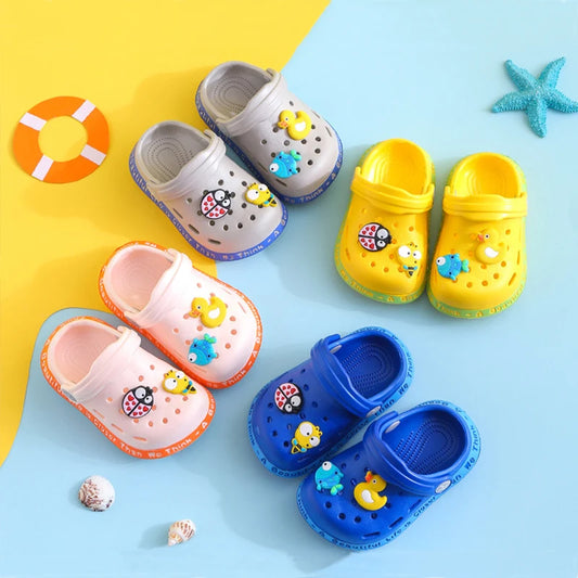 Summer Baby Shoes Sandals for Girls Boy Mules Baby Girl Shoes Cartoon Sandal Infantil for Boy Children's Garden Shoes SuperFye White balloon / 18 SuperFye