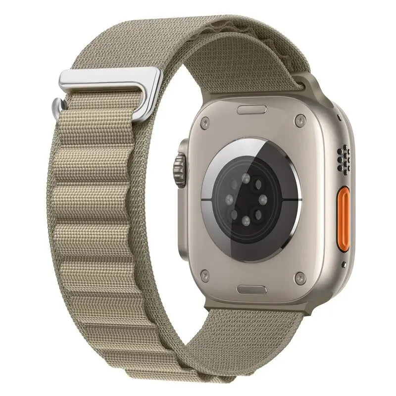 Alpine Loop for Apple Watch Ultra 2/1 Band 49mm 45mm 44m 42mm 41mm 40mm 38mm Nylon Strap for IWatch 9 8 7 6 5 4 3 SE Bracelet SuperFye 38mm 40mm 41mm / olive SuperFye