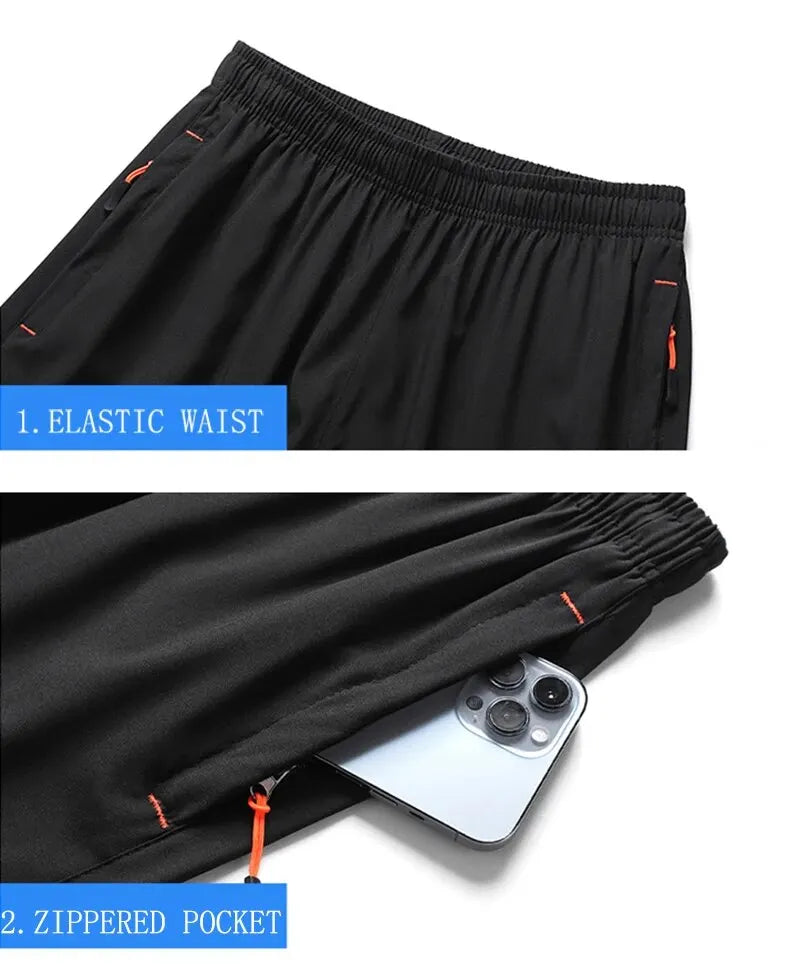 Summer New Arrival Sports Shorts Men New Comfortable Elastic Waist Clothing Male Breathable Short Trousers Plus 6XL 7XL 8XL SuperFye Dark Grey / M SuperFye