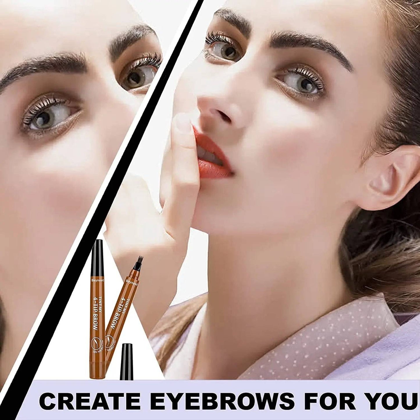 4 Point Eyebrow Pencil Maquillajes Para Mujer Waterproof Liquid Eyebrow Pen Makeup Long Lasting Cosmetic Microblade Brow Pencil SuperFye 1 SuperFye